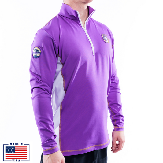 JMU SOLAR STRETCH HALF ZIP