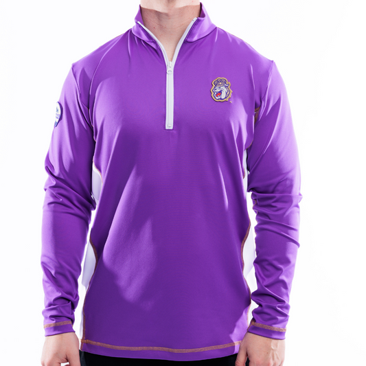 JMU SOLAR STRETCH HALF ZIP