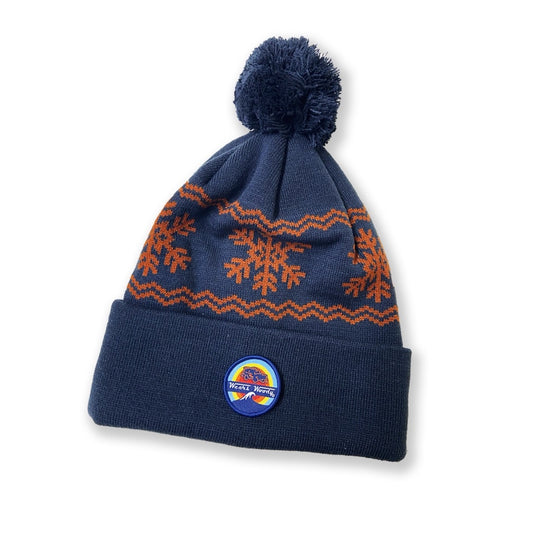 SNOWFLAKE POM HAT