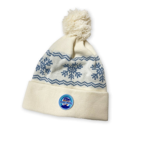SNOWFLAKE POM HAT