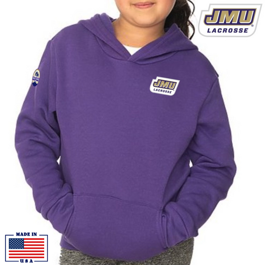 KID'S JMU LAX BEACH WAGON HOODY - DEEP PURPLE