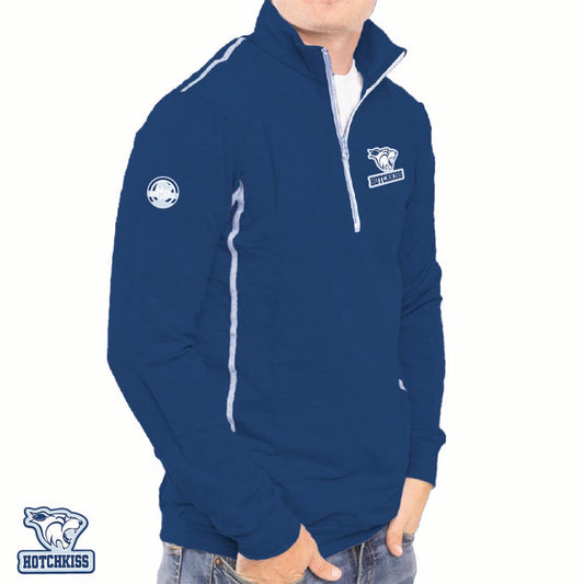 MEN'S ALL YEAR HALF ZIP - HOTCHKISS NAVY