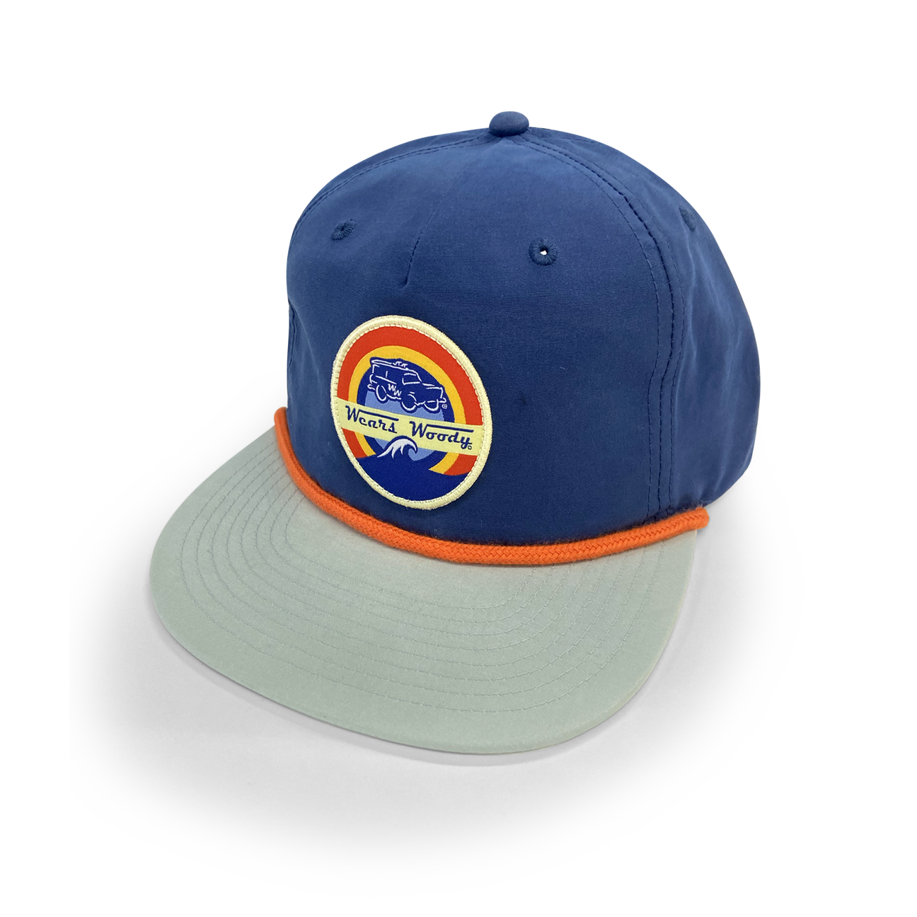 ROPE SNAPBACK NAVY Wears Woody