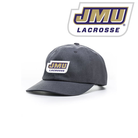 JMU LAX COTTON TWILL STRAP BACK - CHARCOAL GREY