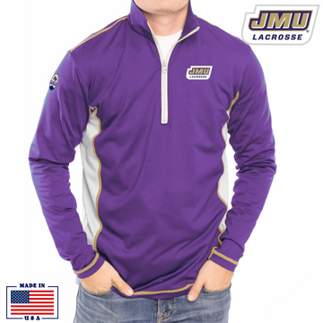 JMU LAX SOLAR STRETCH HALF ZIP