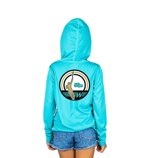 KID'S MADDIE EPKE SOLAR HOODED TEE