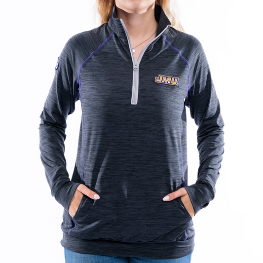 JMU WOMEN’S VERSA SPORT HALF ZIP