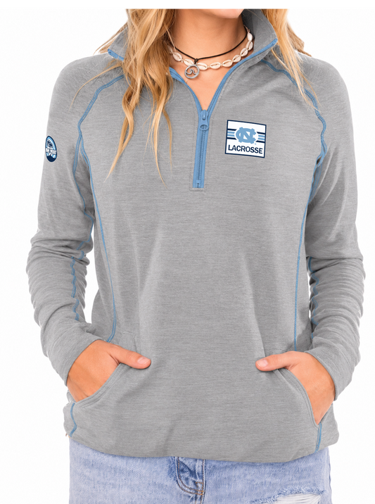 WOMEN’S VERSA SPORT HALF ZIP - UNC LACROSSE