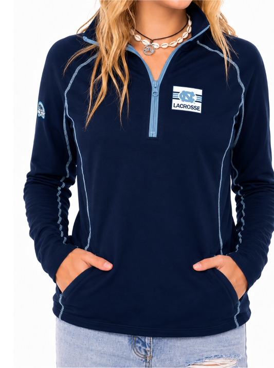 WOMEN’S VERSA SPORT HALF ZIP - UNC LACROSSE