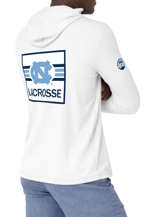 SOLAR HOODED TEE - UNC LACROSSE