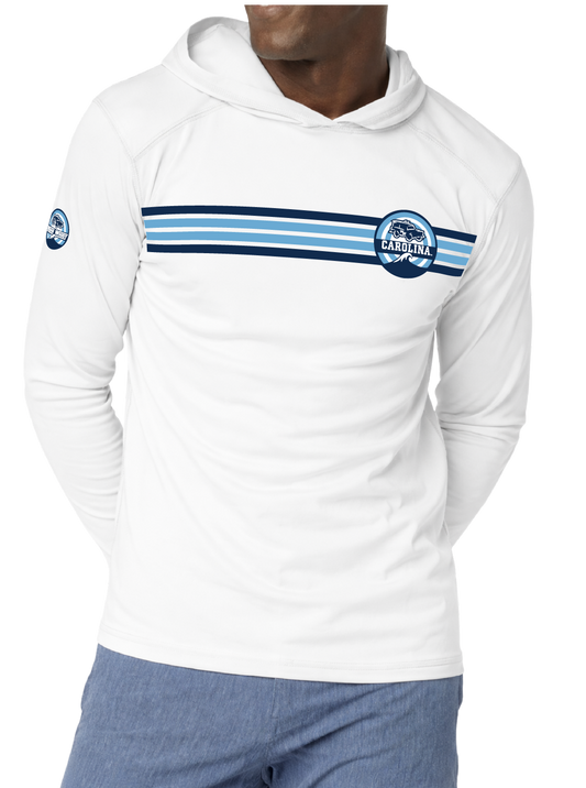 SOLAR HOODED TEE - UNC LACROSSE
