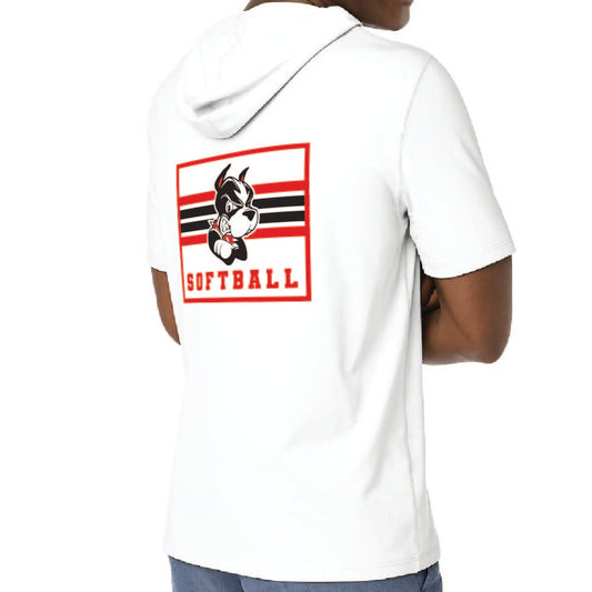 SHORT SLEEVE SOLAR HOODY - BU SOFTBALL
