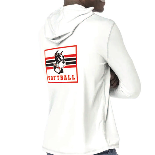 SOLAR HOODED TEE - BU SOFTBALL