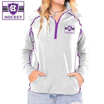 WOMEN’S VERSA HALF ZIP -  HC HOCKEY GREY