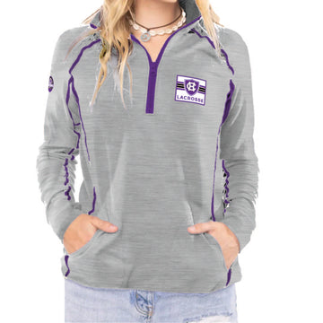 WOMEN’S VERSA SPORT HALF ZIP - HOLY CROSS LACROSSE