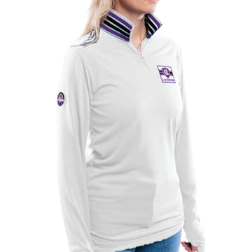 WOMEN'S FLARE MINI ZIP LAYER - HOLY CROSS WOMEN'S LACROSSE
