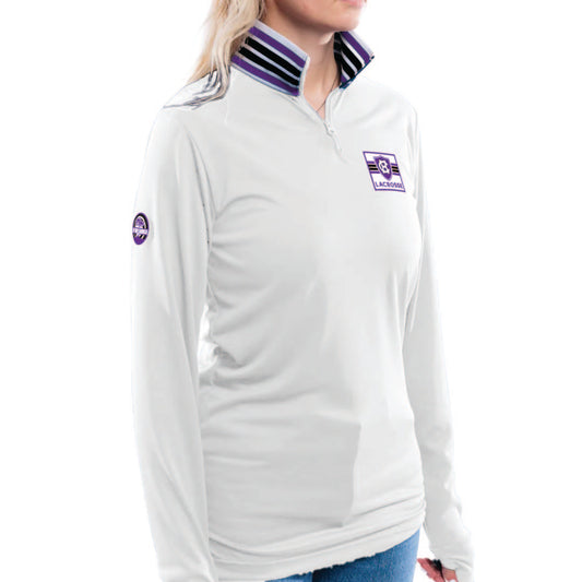 WOMEN'S FLARE MINI ZIP LAYER - HOLY CROSS WOMEN'S LACROSSE