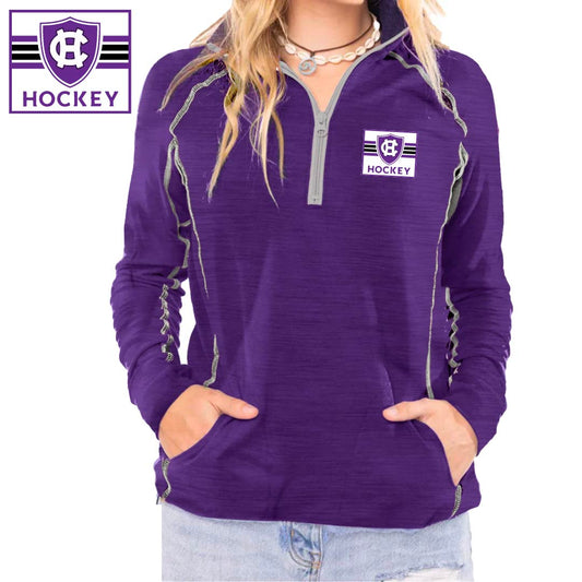 WOMEN’S VERSA SPORT HALF ZIP -  HC HOCKEY