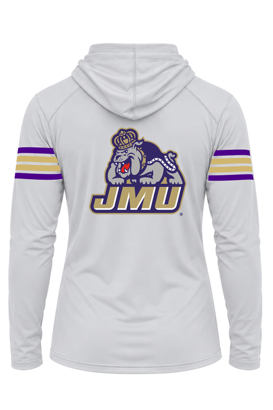 VARSITY SOLAR HOODED TEE - JMU