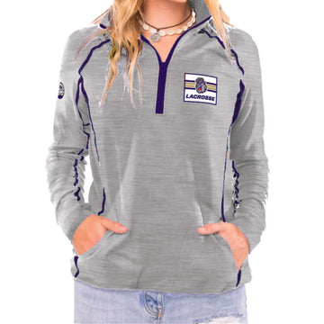 WOMEN’S VERSA SPORT HALF ZIP - JMU LACROSSE