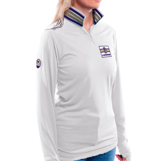 WOMEN'S FLARE MINI ZIP LAYER - JMU WOMEN'S LACROSSE
