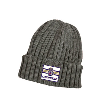 CABLE KNIT BEANIE - JMU WOMEN'S LACROSSE