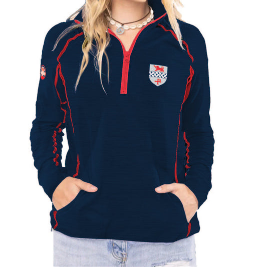 WOMEN’S VERSA HALF ZIP -  KENT