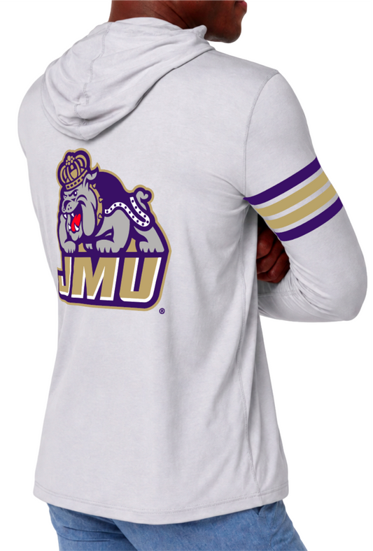 VARSITY SOLAR HOODED TEE - JMU