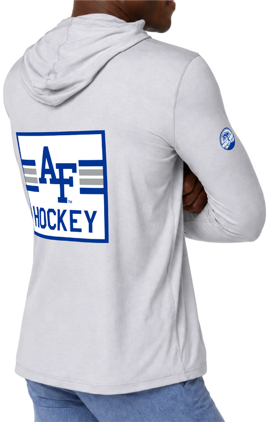 SOLAR HOODED TEE - AIR FORCE ACADEMY HOCKEY