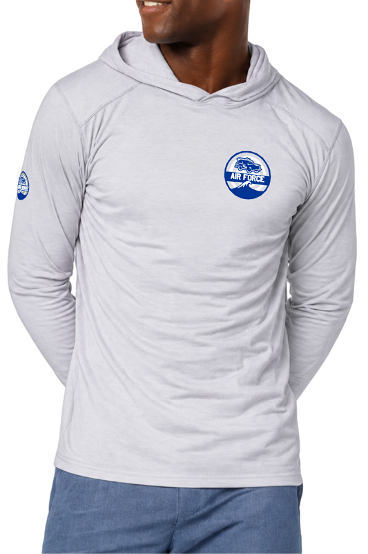 SOLAR HOODED TEE - AIR FORCE ACADEMY HOCKEY