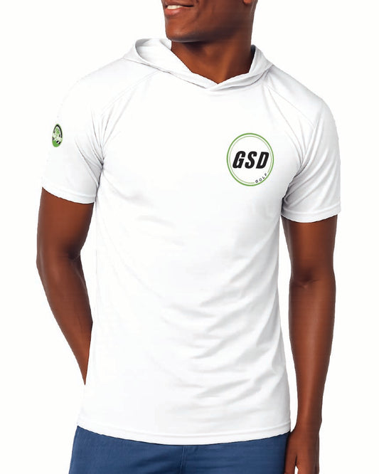 SHORT SLEEVE SOLAR HOODED TEE - GSD GOLF