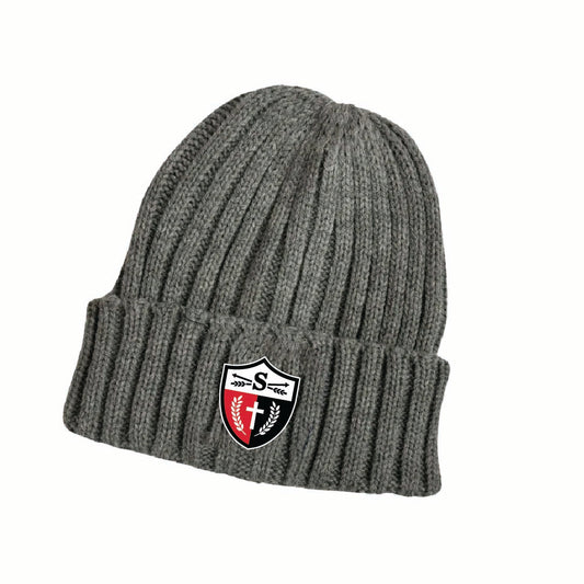 CABLE KNIT BEANIE - SEBS