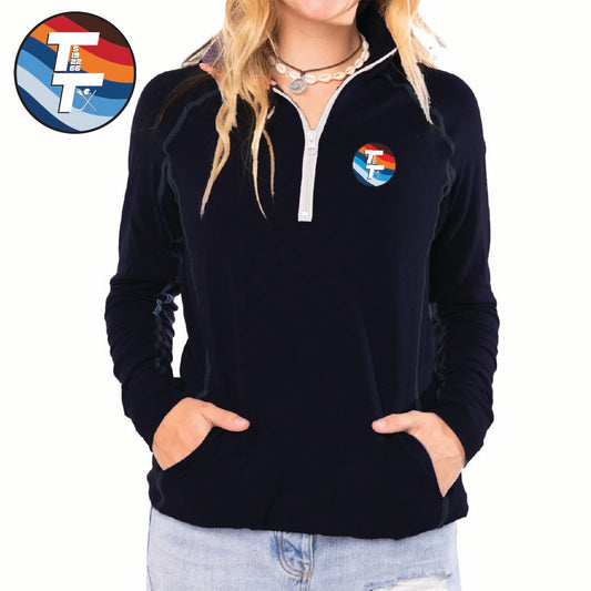 WOMEN’S VERSA SPORT HALF ZIP -  TEAM TRAGGIO