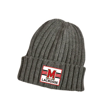 CABLE KNIT BEANIE - MARYLAND LACROSSE