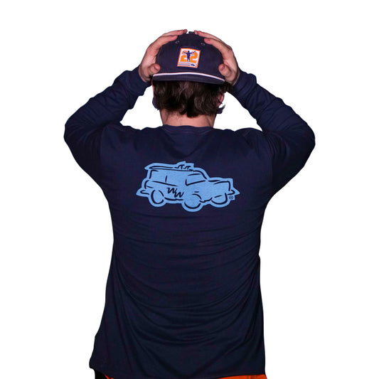 JOEY SPALLINA SUEDED LONG SLEEVE